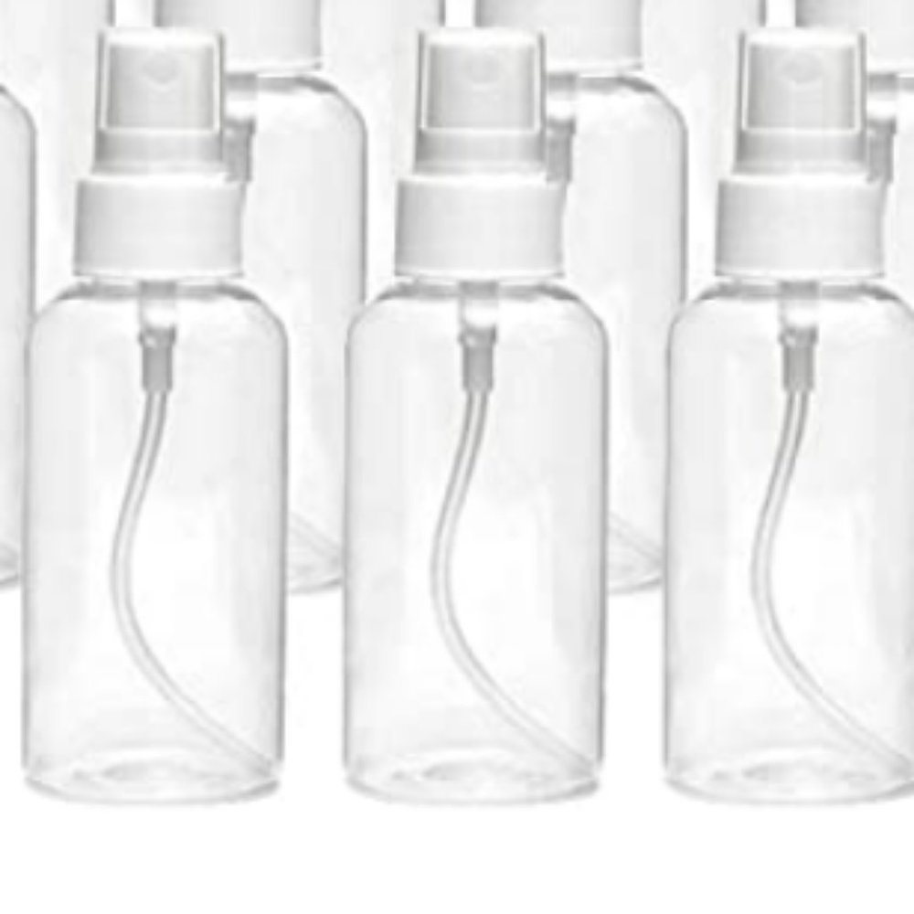 6 Pack 30 ml Clear Plastic Spray Bottles